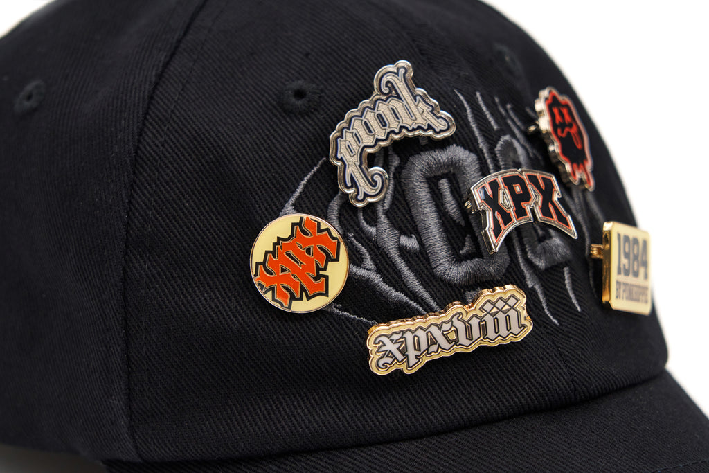 XPX RAW EDGE CAP WITH ENAMEL BADGES