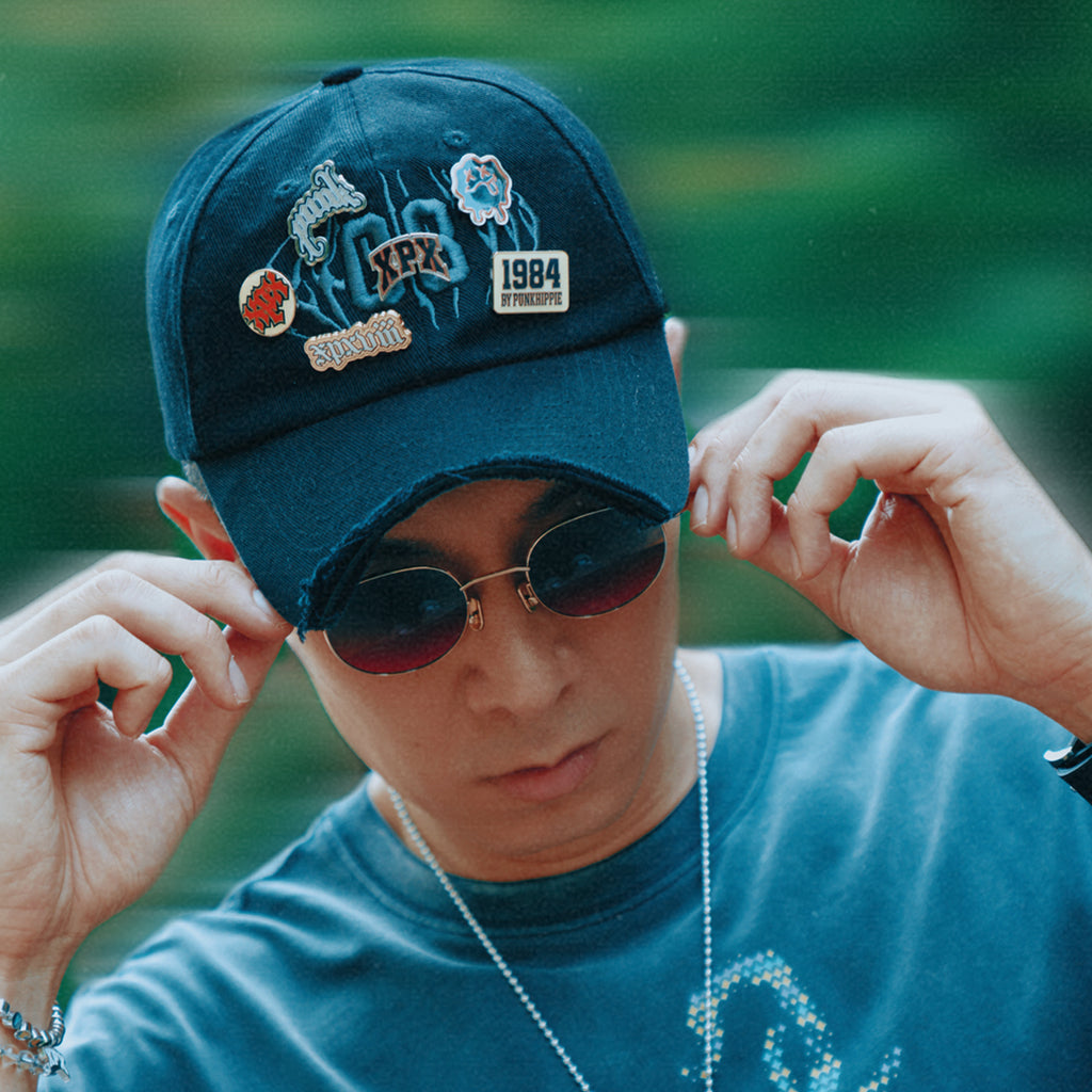XPX RAW EDGE CAP WITH ENAMEL BADGES