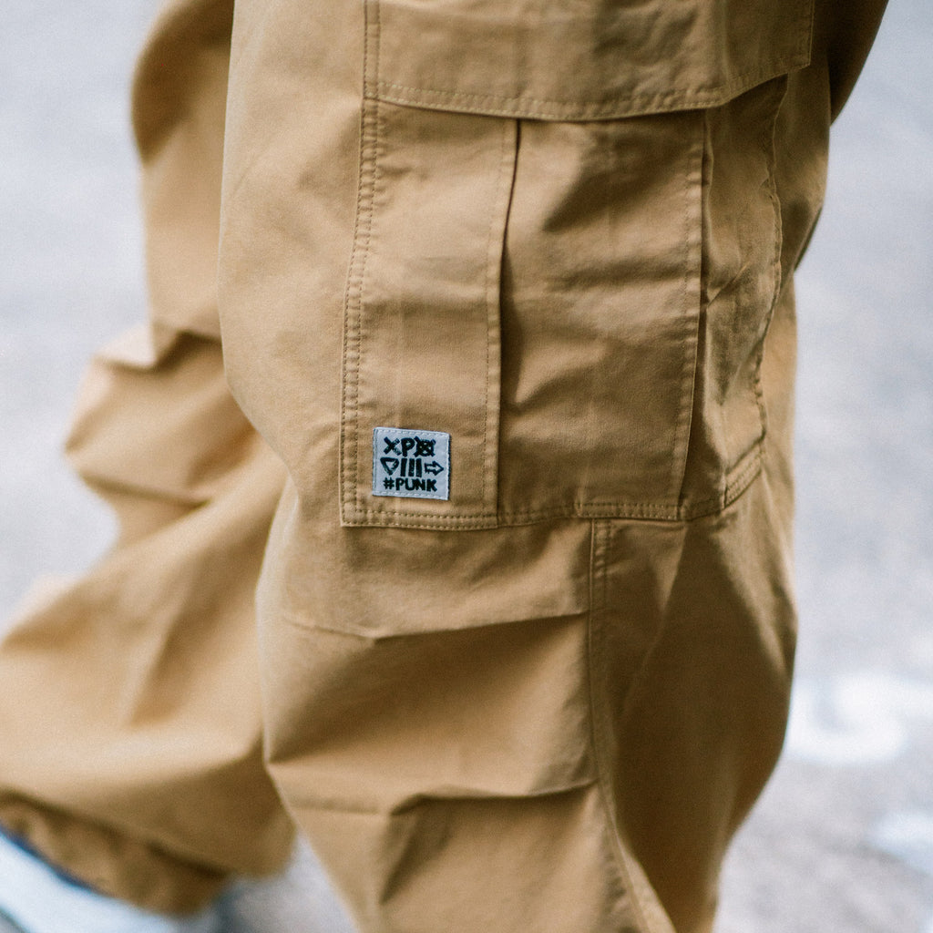 XPX LOOSE FIT CARGO PANT IN YELLOWISH BROWN