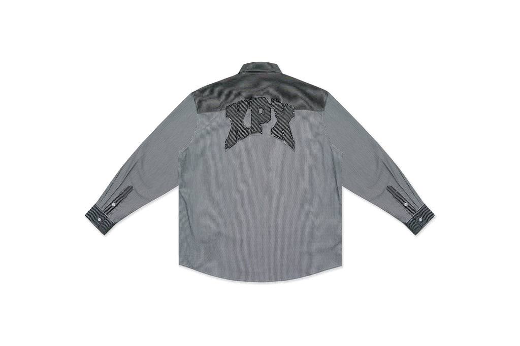 XPX BLACK TONE PATCH OVERSHIRT