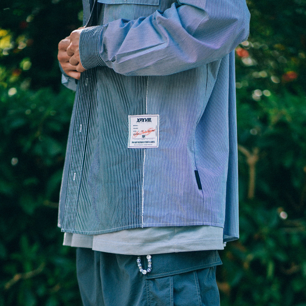 XPX BLACK TONE PATCH OVERSHIRT