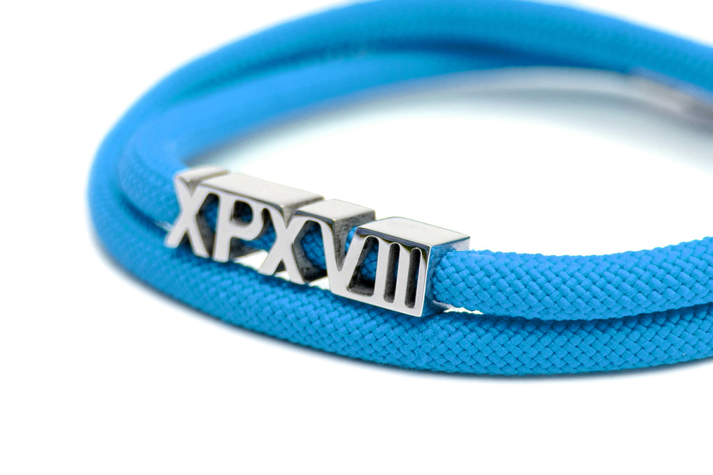 XPX XPXVIII. DOUBLE LOOP BRACELET IN BLUE
